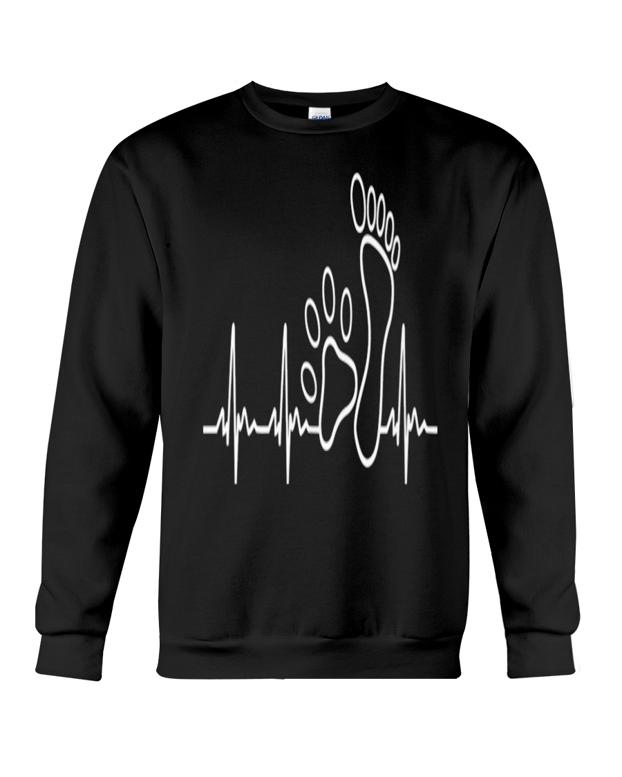 DOG WALKING - MY HEART BEAT Crewneck Sweatshirt