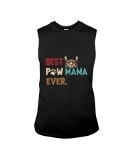 Cat Paw T Shirt Best Paw Mama Ever Sleeveless Tee tile