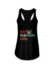Cat Paw T Shirt Best Paw Mama Ever Ladies Flowy Tank tile