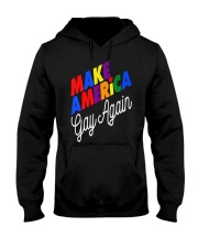 Make America Gay Again LGBT Pride Gay Le Hooded Sweatshirt thumbnail