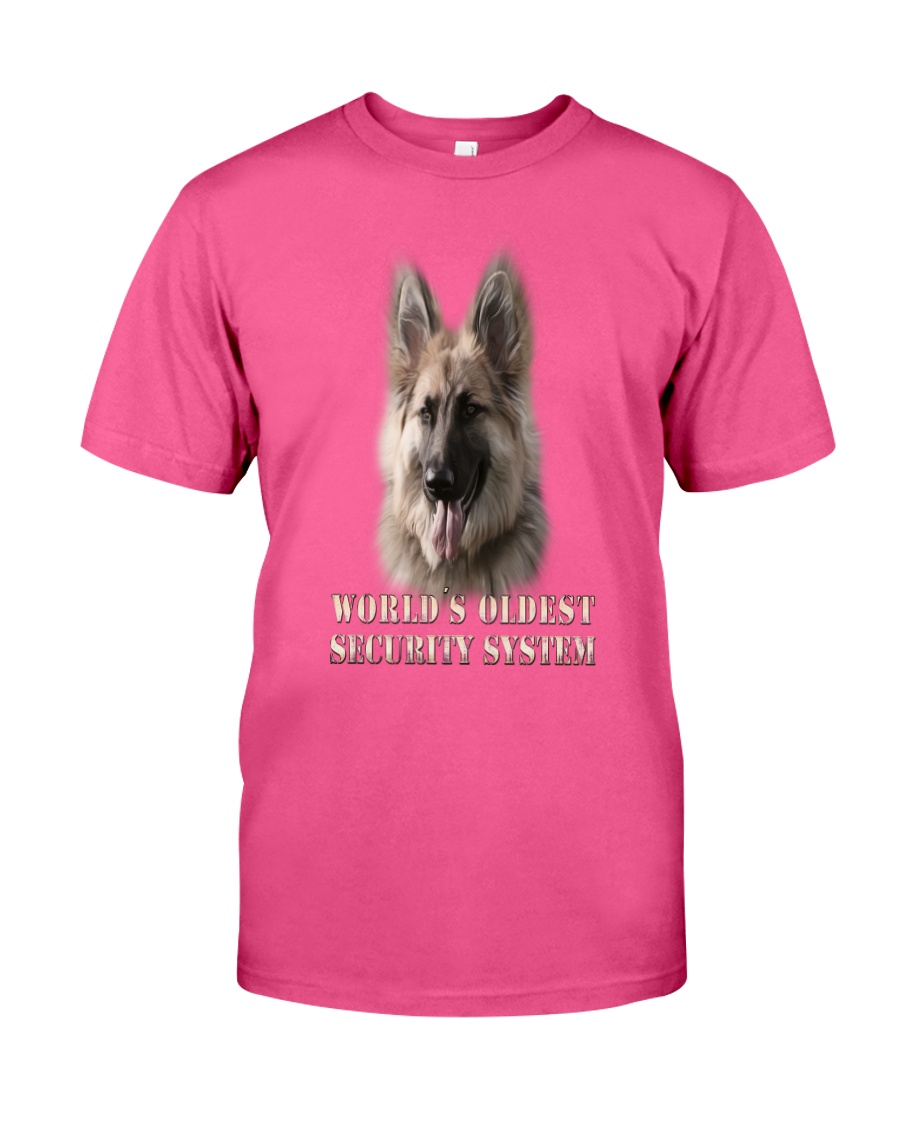 WORLD'S OLDEST SECURITY SYSTEM German Shepherd Classic T-Shirt