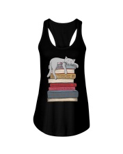 Cat And Book Ladies Flowy Tank tile