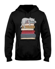Cat And Book Hooded Sweatshirt tile