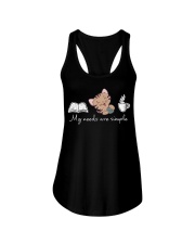 Cat T shirt My Needs Are Simple Ladies Flowy Tank tile