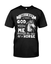 Watching Me Through The Eyes Of A Horse Classic T-Shirt front