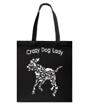 Crazy Dog Lady T-Shirt UK Tote Bag thumbnail