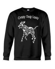Crazy Dog Lady T-Shirt UK Crewneck Sweatshirt thumbnail