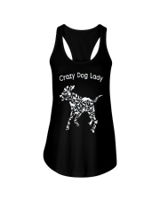 Crazy Dog Lady T-Shirt UK Ladies Flowy Tank thumbnail