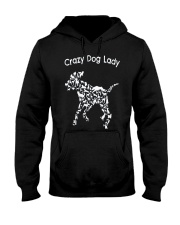 Crazy Dog Lady T-Shirt UK Hooded Sweatshirt thumbnail