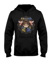 Cats With Angels Vintage Hooded Sweatshirt tile