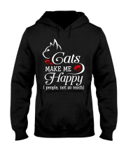 Cat Make Me Happy People Hooded Sweatshirt tile