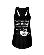 2 Things Woman Can't Resist Ladies Flowy Tank tile