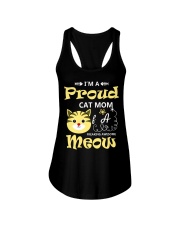 I Am A Proud Cat Mom Cat Ladies Flowy Tank tile
