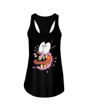 crazy Courage the Cowardly dog Ladies Flowy Tank thumbnail