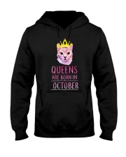 October Queens Cat Are Born In T Shirt Hoodie Hooded Sweatshirt tile