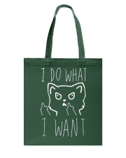 Cats People I do what I want Tote Bag tile