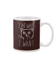 Cats People I do what I want Mug tile