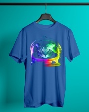 Astronaut Cat Classic T-Shirt lifestyle-mens-crewneck-front-3