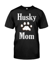 Dog Husky Mom Shirts HUSKY MOM Classic T-Shirt thumbnail