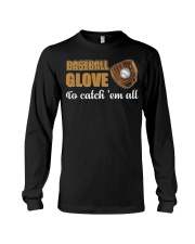 Baseball Shirt Baseball Glove To catch Em All Long Sleeve Tee tile