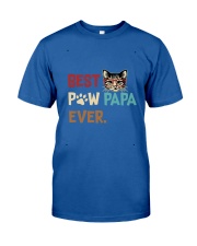 Cat Paw T Shirt Best Paw PaPa Ever Classic T-Shirt front
