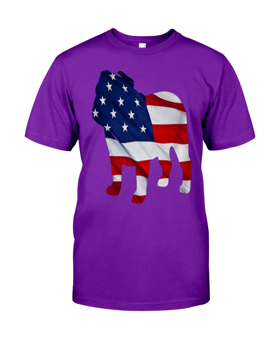 Patriotic Bulldog Tank Top Classic T-Shirt