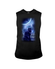 Black Cat Moon Night Sleeveless Tee tile