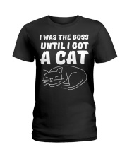 Cats I was the Boss until Get a Cat Ladies T-Shirt tile