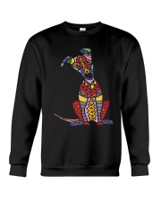 Colorful Funny Greyhound Dog Abstract Art Crewneck Sweatshirt thumbnail