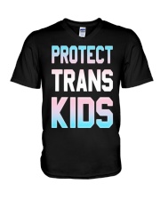 Protect Trans Kids T-Shirt Gift LGBT Pride V-Neck T-Shirt thumbnail