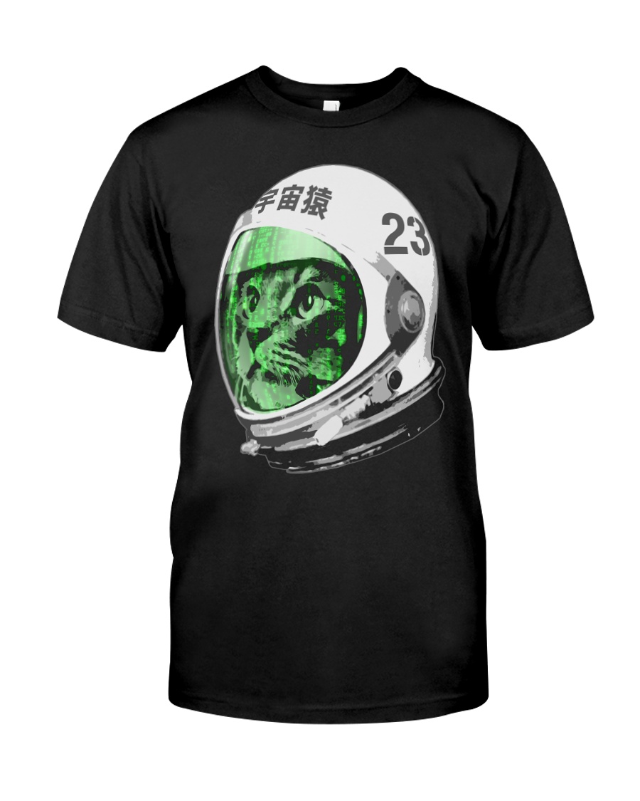 Astronaut Space Cat green screen version Classic T-Shirt