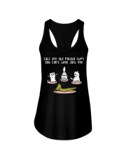Cats Are Like Potato Chips Ladies Flowy Tank tile