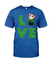 Dog Shirt Cat Cat Leprechaun St Pattrick Day Classic T-Shirt front
