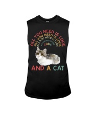 Cat Shirt All you need is love and a cat Sleeveless Tee tile