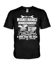 I'm A Maintenance Mechanic V-Neck T-Shirt front