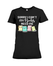 Books Need Me Premium Fit Ladies Tee tile