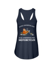 Some Grandma Knit Real Grandmas Ride Motorcycles Ladies Flowy Tank tile