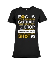 Focus Your Passion Premium Fit Ladies Tee tile