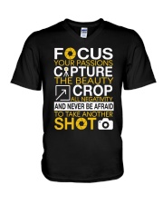 Focus Your Passion V-Neck T-Shirt tile