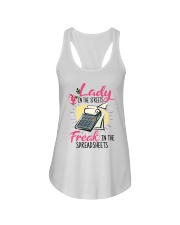 Lady In The Street Ladies Flowy Tank tile