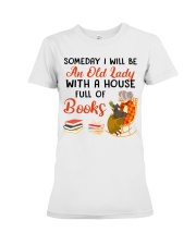 Full Of Books Premium Fit Ladies Tee tile
