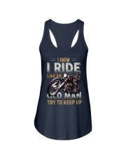 Like An Old Man Ladies Flowy Tank tile
