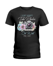 Take Photos Ladies T-Shirt tile