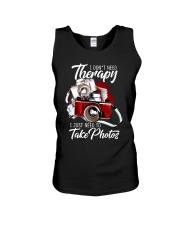 Just Need To Take Photos Unisex Tank tile