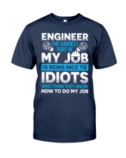 The Hardest Classic T-Shirt front