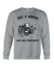 Woman Loves Photography Crewneck Sweatshirt tile