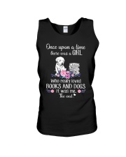 Love Books and Dogs Unisex Tank tile