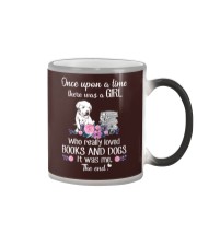 Love Books and Dogs Color Changing Mug tile