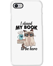 Closed My Book Phone Case tile