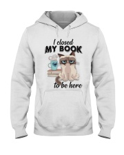 Closed My Book Hooded Sweatshirt tile